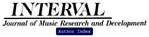 Interval Author Index