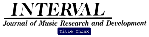 Interval Title Index
